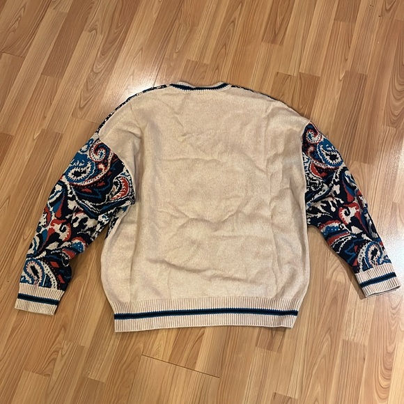 See By Chloé Paisley Motif Sweater. Brown (pink?). Size medium. - Picture 7 of 9